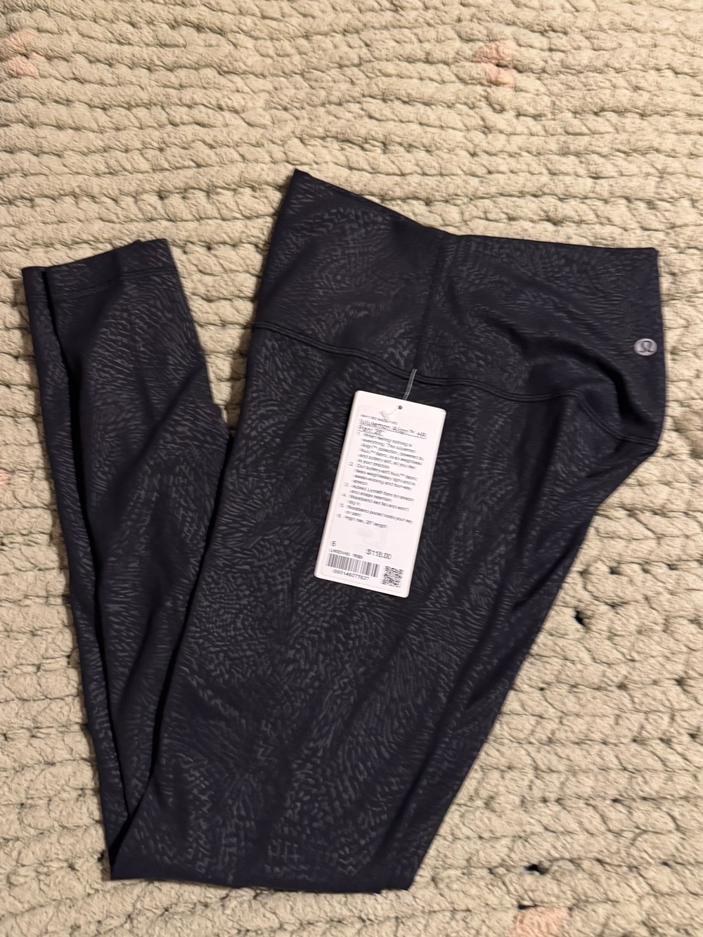 Lululemon Black print Leggings